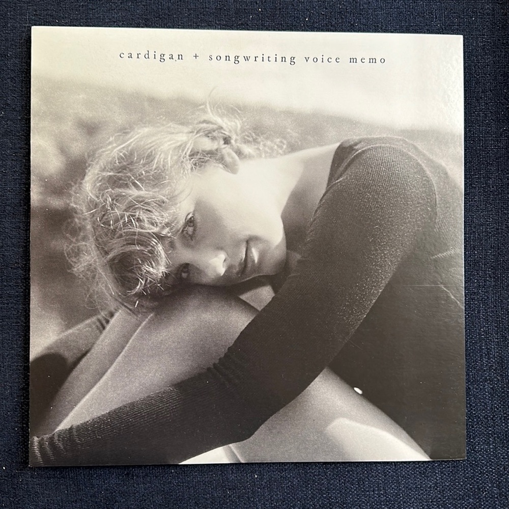 taylor swift Cardigan (+ Songwriting Voice Memo) limited edition 12” twe…